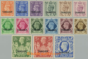 258666 - 1949 BRITISH POST OFF. / TANGIER / SG.261-275, George VI. Br