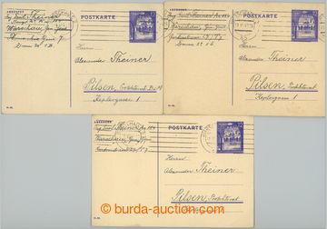 258674 - 1942 VARŠAVSKÉ GHETTO / PŘÍBĚH / sestava 3 lístků Gen