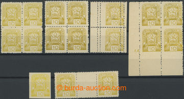 258701 - 1945 Majer 4, II. definitive issue, Hvězda 10 yellow, comp.