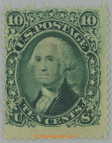 258766 - 1861-1862 Sc.68, Washington 10c zelená; neupotřebený kus 