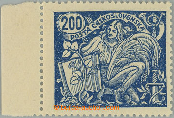 258788 -  Pof.174B, 200h modrá, III. typ, HZ 13¾ : 13½; svěží k