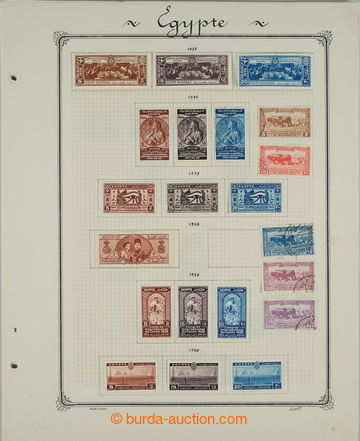 258824 - 1926-1954 [COLLECTIONS]  small collection on 17 old pages, s