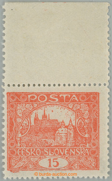 258882 -  Pof.7F IIp, 15h bricky red, line perforation 13¾ : 11½, u