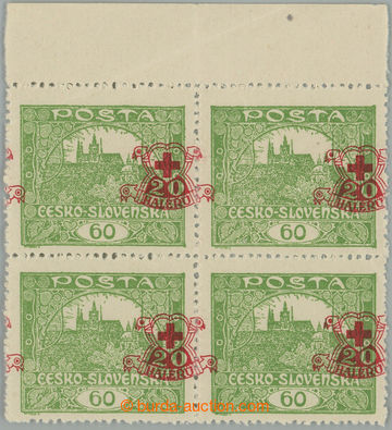 258896 -  Pof.171 production flaw, Hradčany 60h green, upper margina