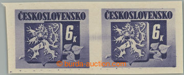 258930 - 1945 Pof.370 VV, Bratislavské 6K fialová, vodorovná 2-pá