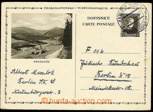 25895 - 1931 CDV46/5, Promotional abroad - Krkonoše, post. Us to Be