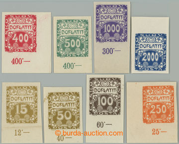 258959 - 1919 Pof.DL3-DL14, Ornament 15h - 2000h, sestava 8 hodnot, k