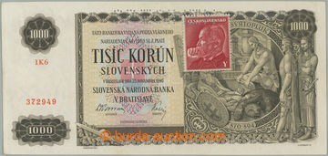 258975 - 1945 Ba.65 var., Hej.65a2, 1000Ks 1940 s kolkem, série 1K6,