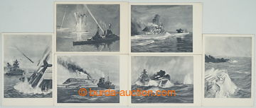 259104 - 1940 WEHRMACHT KRIEGSMARINE (navy) / comp. of 6 Un Ppc with 