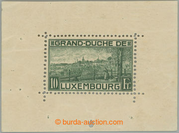 259141 - 1923 Mi.Bl.1 miniature sheet Luxembourg 10Fr in perfect qual