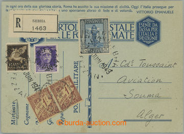 259163 - 1943 Italian occupation / Reg PC field post uprated with sta