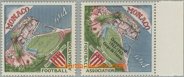 259169 - 1963 Yv.623A, Louis II Football Stadium 4C WITHOUT OVERPRINT