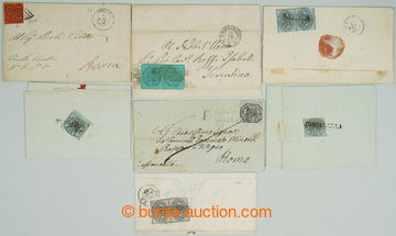 259178 - 1852-1868 8 letters i.a. 2x with pair Sass.1, then Sass.17 a