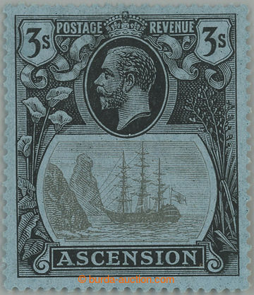 259186 - 1924 SG.20a, 3Sh with BROKEN MAINMAST; important and very fi