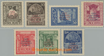 259195 - 1931 RHODOS / ITALSKÁ OKUPACE / Sass.30-36 Congresso Eucari