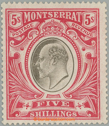 259204 - 1904-1908 SG.33, Edvard VII. 5Sh, průsvitka násobná CA; b