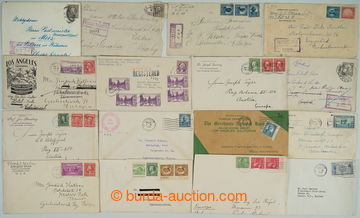 259281 - 1905-1940 SELECTION / interesting selection of 25 letters ad