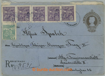 259307 - 1921 R-zaslaná COB 300R, dofr. mj. 5 leteckými zn. 150R, a