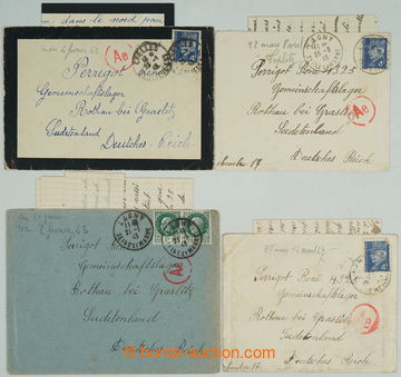 259314 - 1943 ROTHAU BEI GRASLITZ (Rotava) / STORY / selection of 4 l