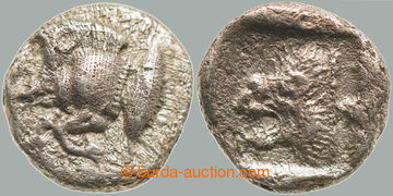 259351 - 480-450 BC GREECE - MYSIA / KYZIKOS / AR trihemiobol, Av.: p