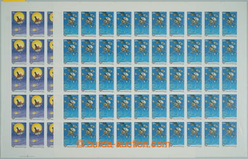 259374 - 1991 Mi.4133B, 4134B; EUROPA; complete sheets, c.v.. 2.000