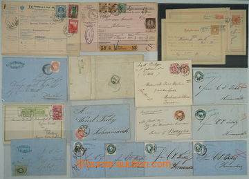 259377 - 1850-1918 [COLLECTIONS]  ENTIRES / selection of ca. 90 lette