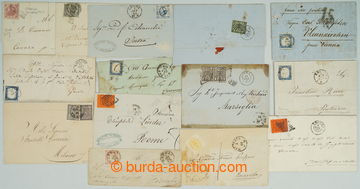 259380 - 1857-1869 SELECTION /  14 letters, i.a. Naples Victor Emmanu