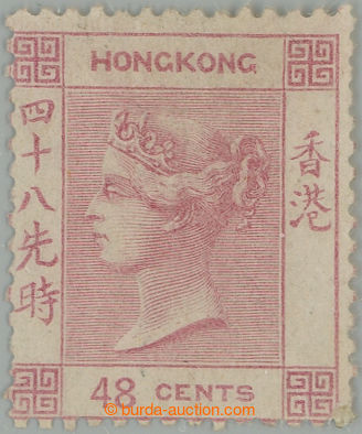 259386 - 1862 SG.6, Victoria 48C rose without watermark; faults, howe