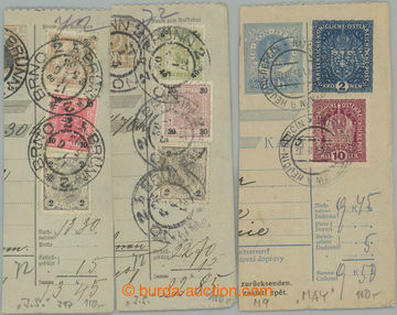 259388 - 1903-1916 CZECH LANDS / Mng.J97, M9, comp. of 3 cuts of parc