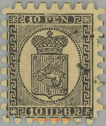 259406 - 1860 Mi.7Ay, Coat of arms 10Pen, perf A; c.v.. 600€