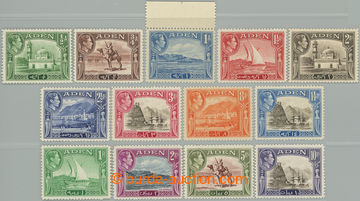 259527 - 1939-1948 SG.16-27, Jiří VI. - Krajinky ½A - 10R; komplet