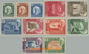 259528 - 1942-1946 SG.1-11, Sultan Saleh - Landscape ½a - 5R; comple