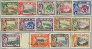 259535 - 1938-1947 SG.99-108a, George VI. - Motives ½P - 10Sh; compl