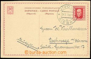 25955 - 1927 CDV36/ II.díl, zaslaný do Německa, DR Jívová, zach