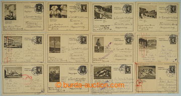 259564 - 1939-1940 CDV4, sestava 19ks různých obrazových dopisnic 