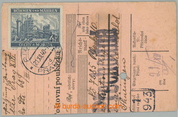 259568 - 1940 C.C. BUCHENWALD / part of credit note sent from Protect