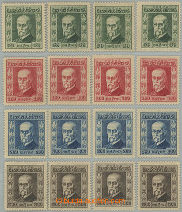 259572 - 1923 Pof.176-179, Jubilee 50h-300h, 4 complete set according