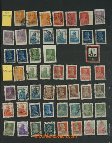 259573 - 1923-19 [COLLECTIONS]  small collection of used stamps in 8-