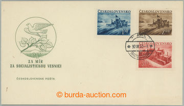 259586 - 1952 FDC 11/52 Socialistické zemědělství, vylepená zn. 