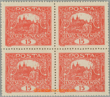 259737 -  Pof.7Ad, 15h vermilion with comb perforation 13¾ : 13½, b