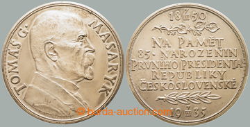 259745 - 1935 ŠPANIEL Otakar (1881-1955), Ag medal 85. birthday T. G