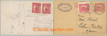 259849 - 1920 SPOJENÝ SPIRÁLOVÝ TYP / comp. 2 pcs of entires sent 