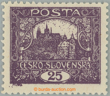 259856 -  Pof.11E, 25h violet with line perforation 11½ : 10¾; mint