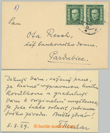 259891 - 1929 MACHAR Josef Svatopluk (1864–1942), český básník,