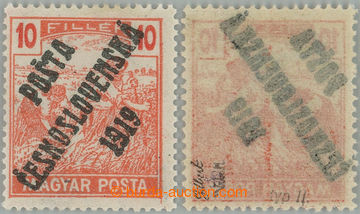 260031 -  Pof.105a Ob, Reaper - MAGYAR POSTA 10f red, type II., + sta