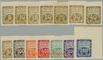 260088 - 1919 Pof.DL1-DL14, Ornament 5h - 2000h, kompletní série v 