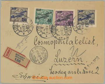 260101 - 1930 R+Let-dopis do Švýcarska, vyfr. zn. Pof.L4, L5 a 2x L