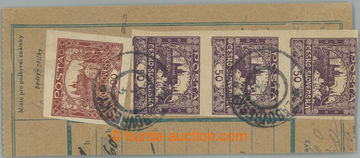 260107 - 1921 PŘÍČKOVÝ PODTYP / parcel dispatch card segment from