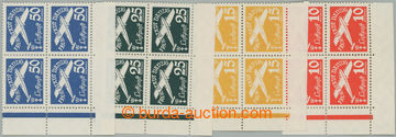 260166 - 1938 Mi.298-301, Letecké VIII 10Pfg - 50Pfg; kompletní sé