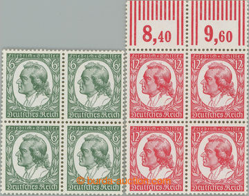 260167 - 1934 Mi.554-555, Schiller 6Pfg - 12Pfg, kompletní série ve